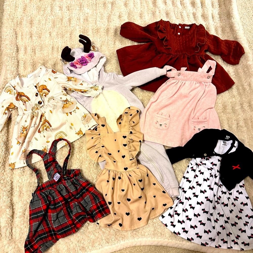 6-9 month Baby Girl outfit bundle